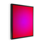 Red Magenta Radial Gradient Framed Canvas Print Gallery Image 2