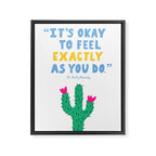 Good Inside® No Bad Feelings Framed Canvas Print Gallery Image 6