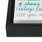 Good Inside® Parenting Mantras Framed Canvas Print Gallery Image 3