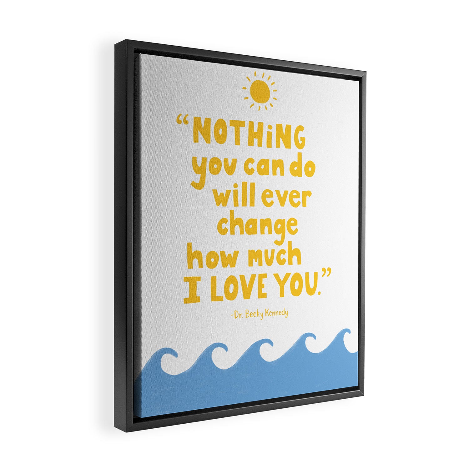 Good Inside® Unconditional Love Framed Canvas Print Gallery Image 2