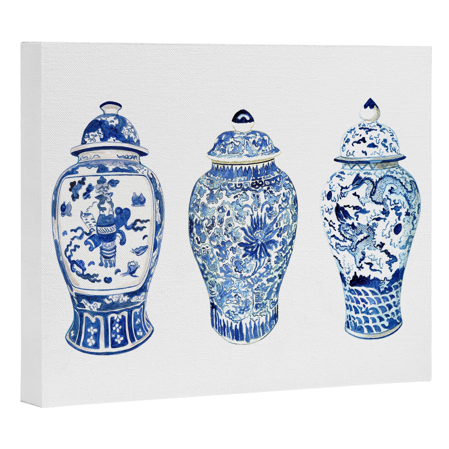GINGER JAR TRIO Canvas Print Gallery Image 3