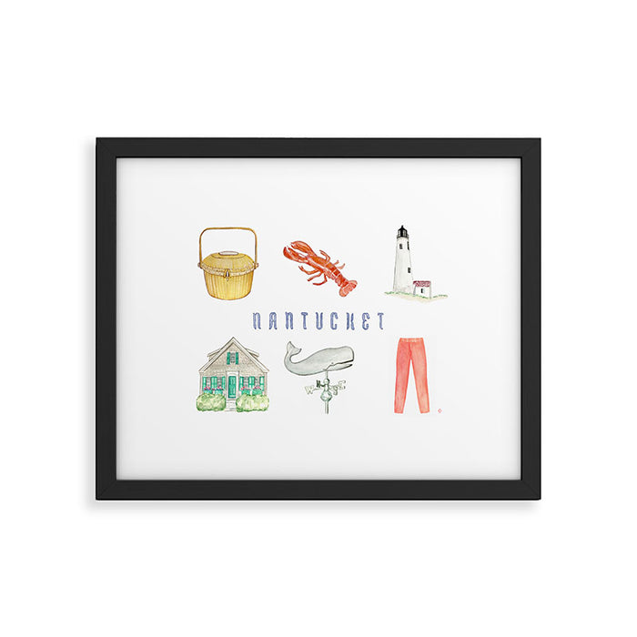 NANTUCKET Framed Art Print Gallery Image 1