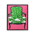PALM BEACH CHAIR Framed Canvas Print Gallery Image 6
