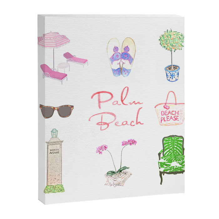 PALM BEACH Canvas Print Gallery Image 1