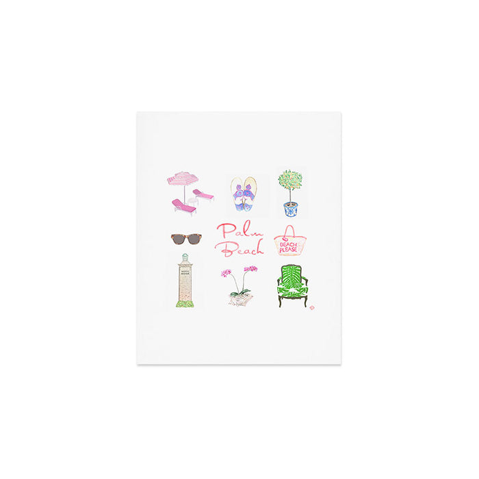 PALM BEACH Art Print Gallery Image 1
