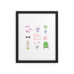 PALM BEACH Framed Art Print Gallery Image 4