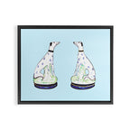STAFFORDSHIRE HOUNDS Framed Canvas Print Gallery Image 2