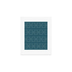 lines geo-teal Art Print Gallery Image 1