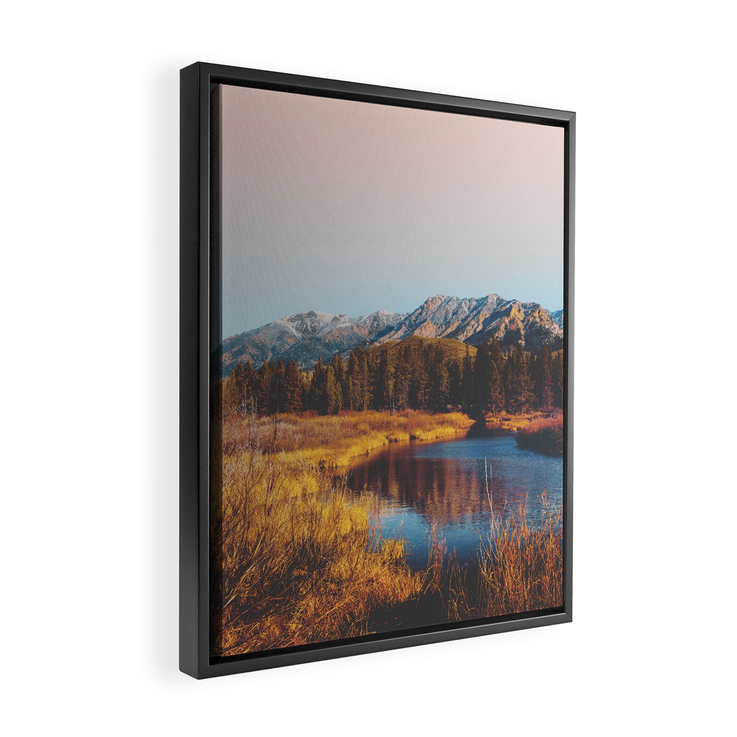 Mountain Creek Framed Canvas Print Gallery Image 2