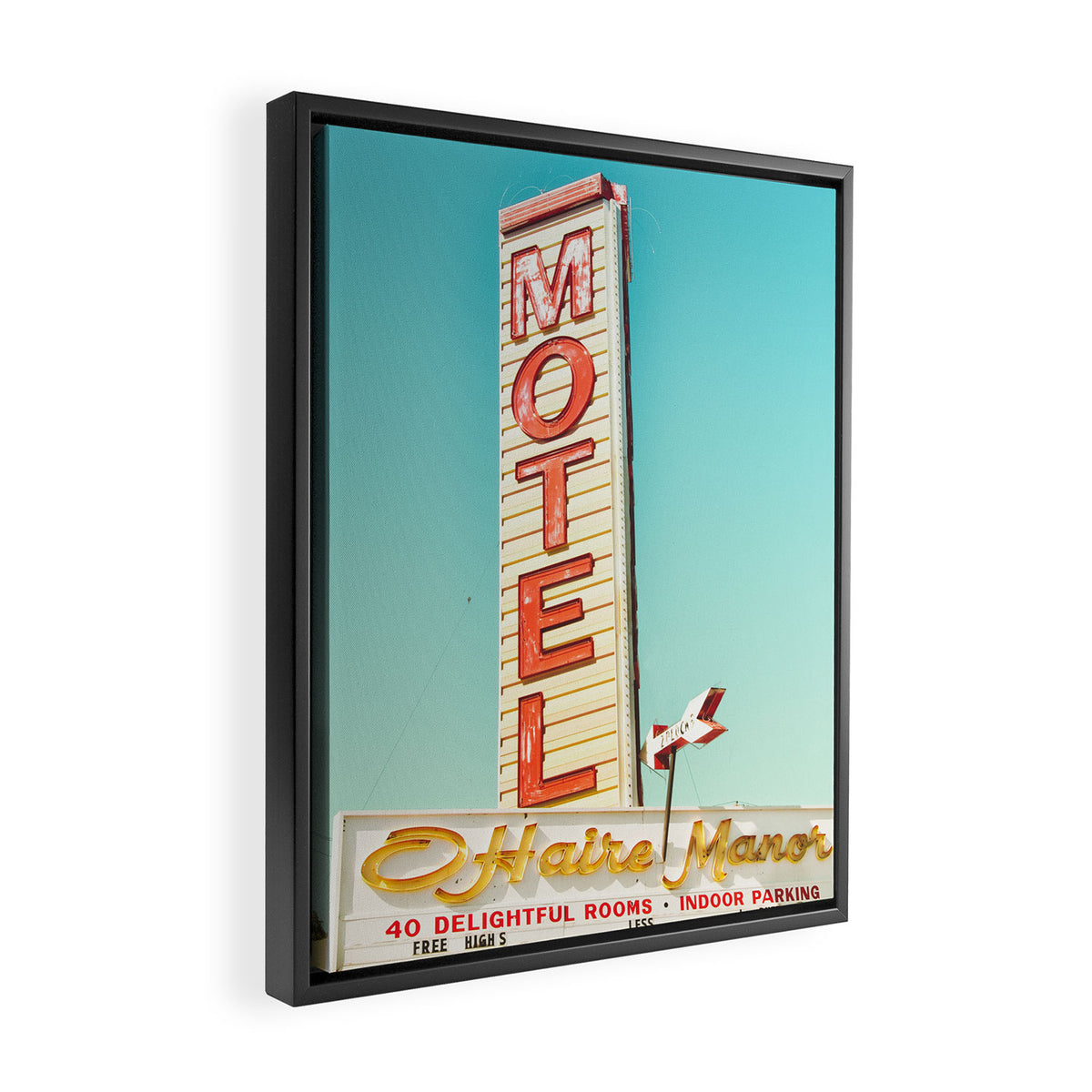O'Haire Manor Motel Framed Canvas Print Gallery Image 2
