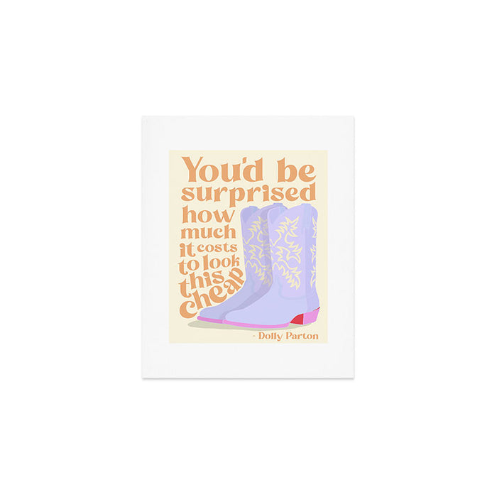 Dolly Parton Quote Art Print Gallery Image 1