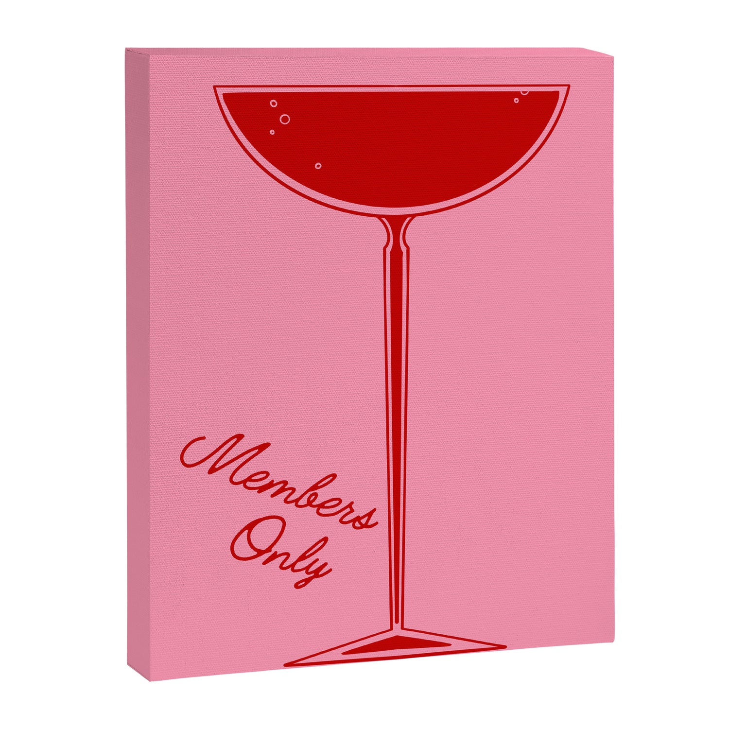 Members Only Cocktail Poster Canvas Print Gallery Image 6