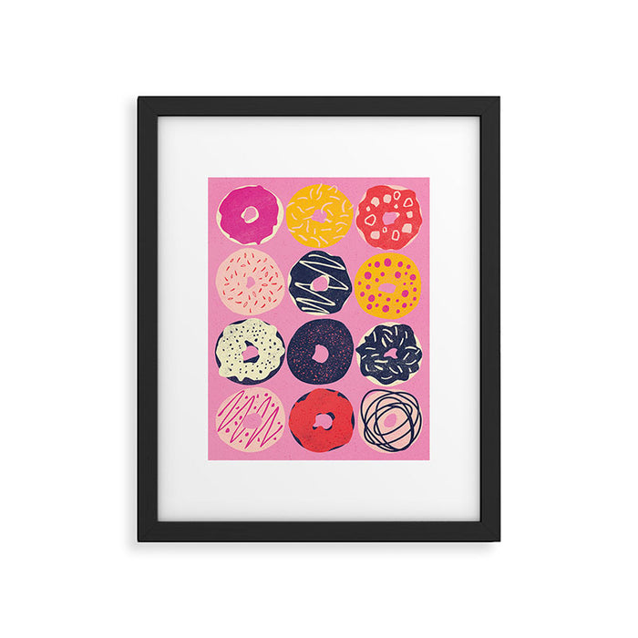 Dozen Doughnuts Framed Art Print Gallery Image 1