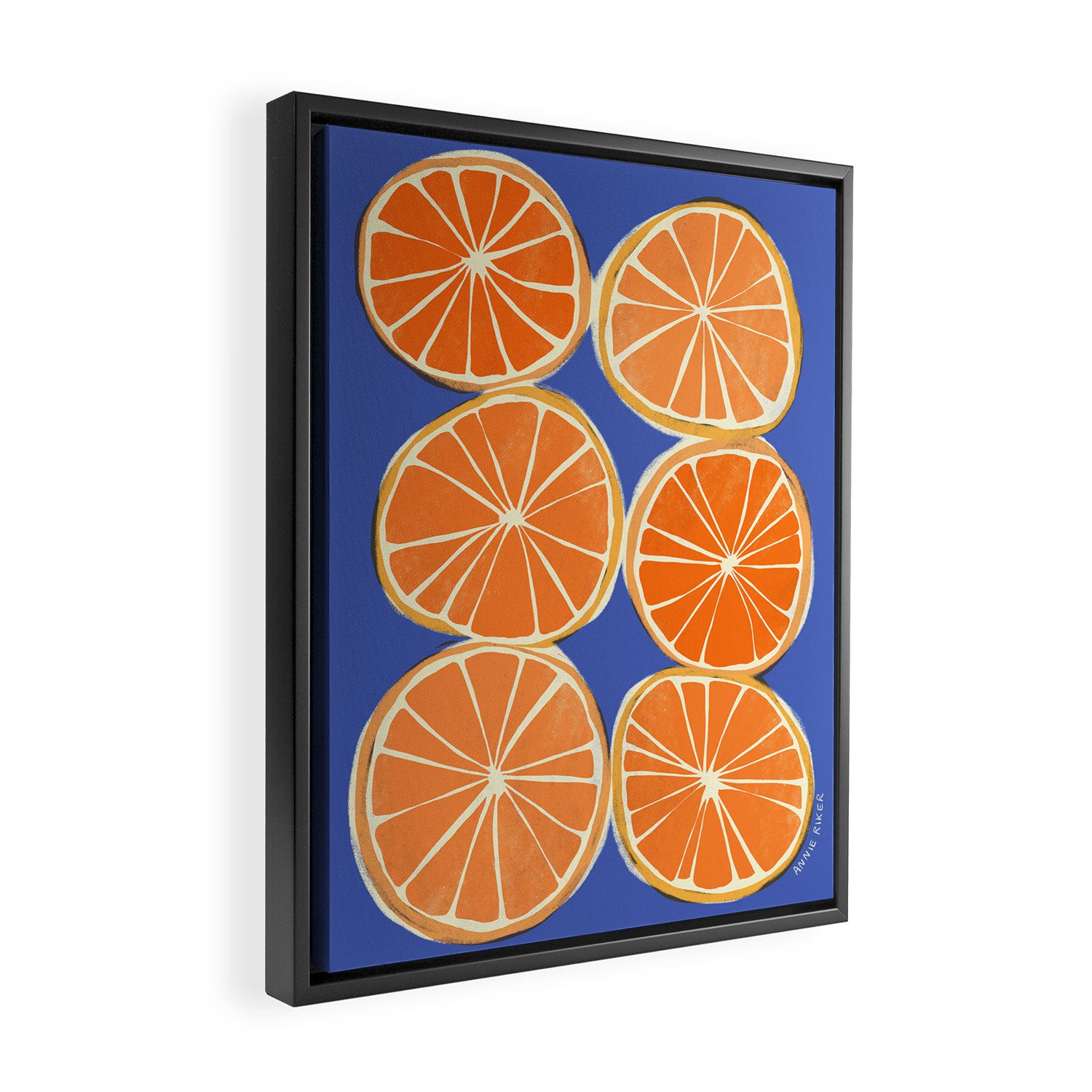 Orange Slices Framed Canvas Print Gallery Image 2