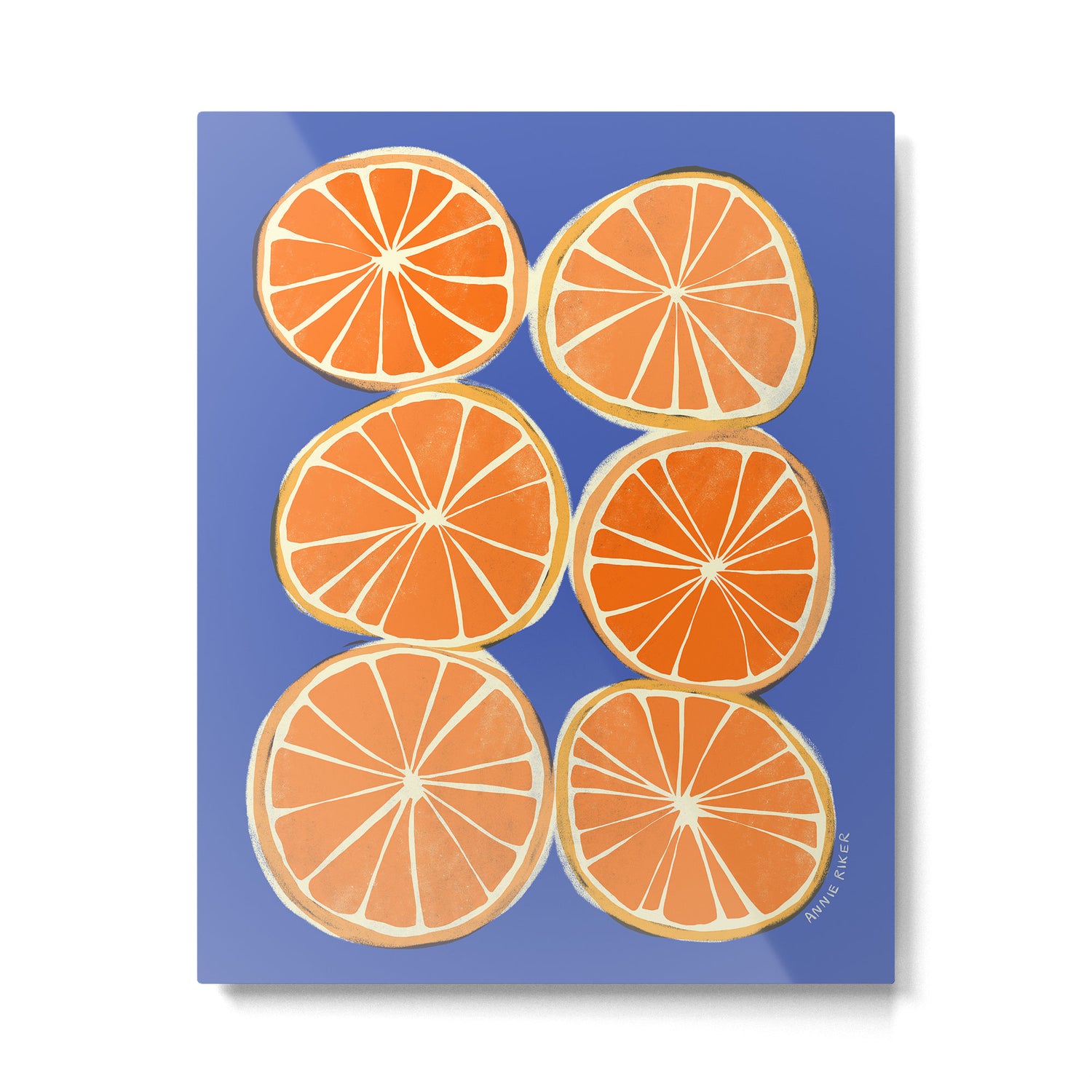 Orange Slices Metal Print Gallery Image 4