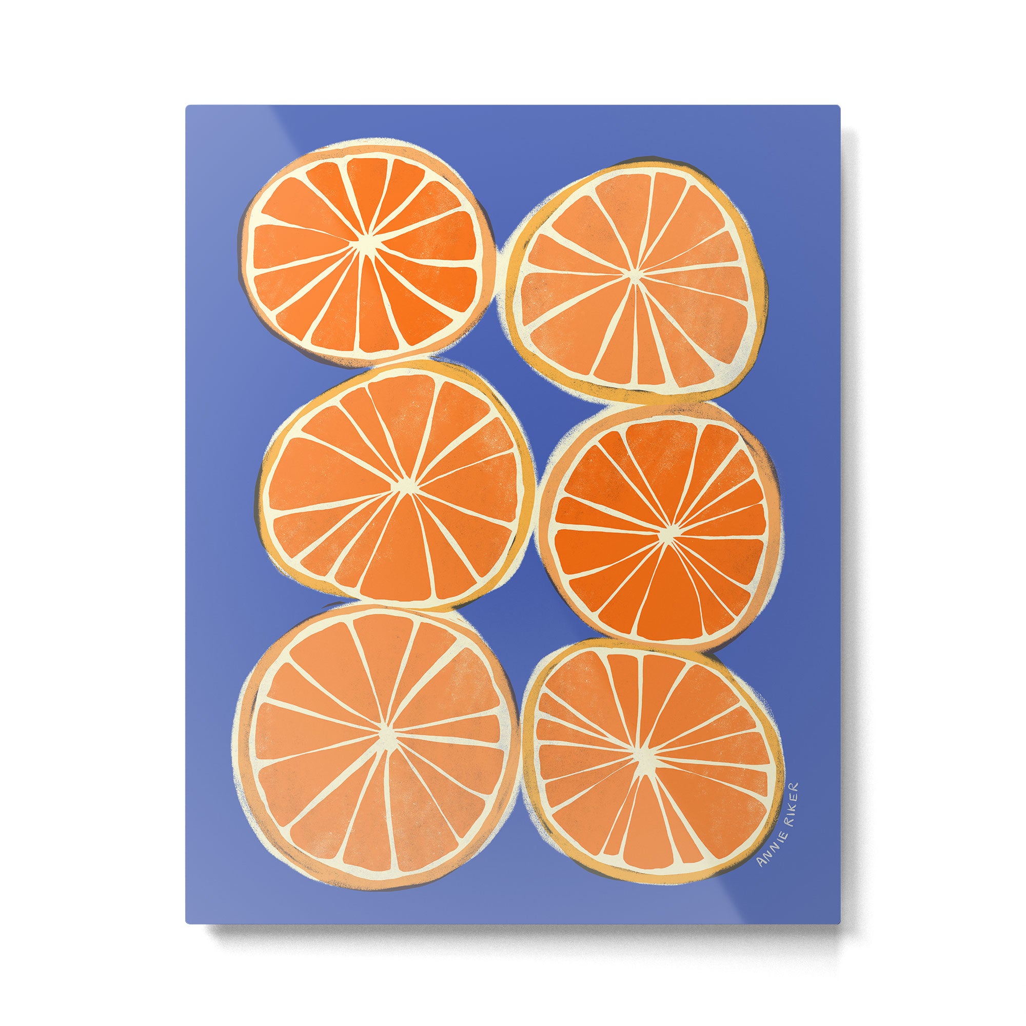 Orange Slices Metal Print Gallery Image 4