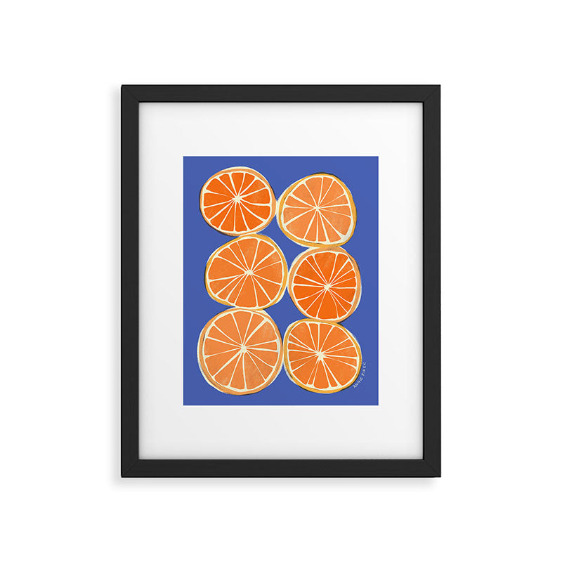 Orange Slices Framed Art Print Gallery Image 5