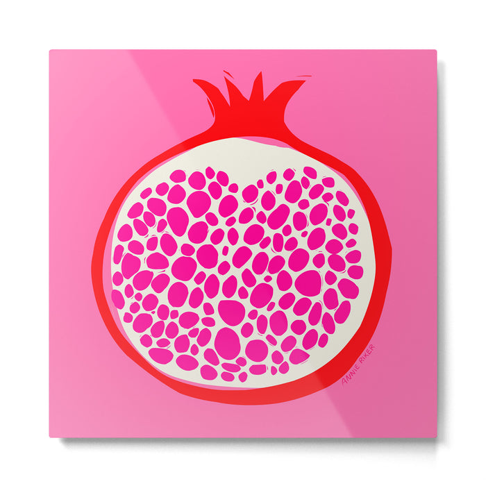 Pomegranate Metal Print Gallery Image 1