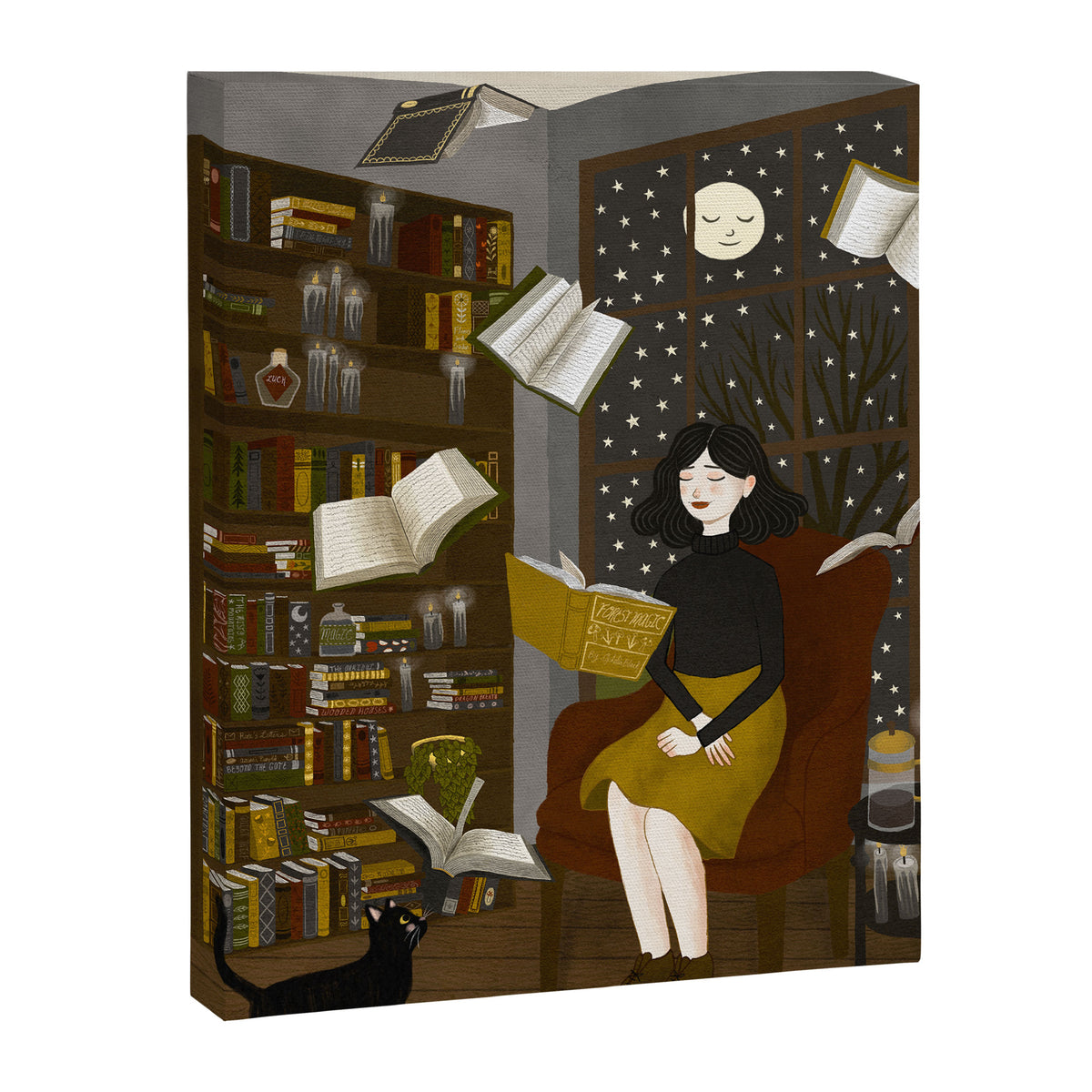 floating books Canvas Print Gallery Image 6