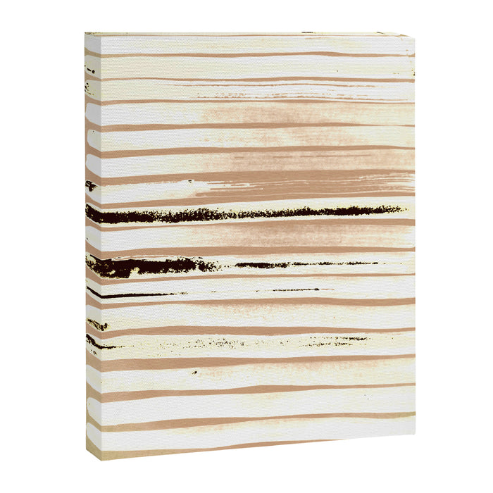 Brown Earth Lines Canvas Print Gallery Image 1