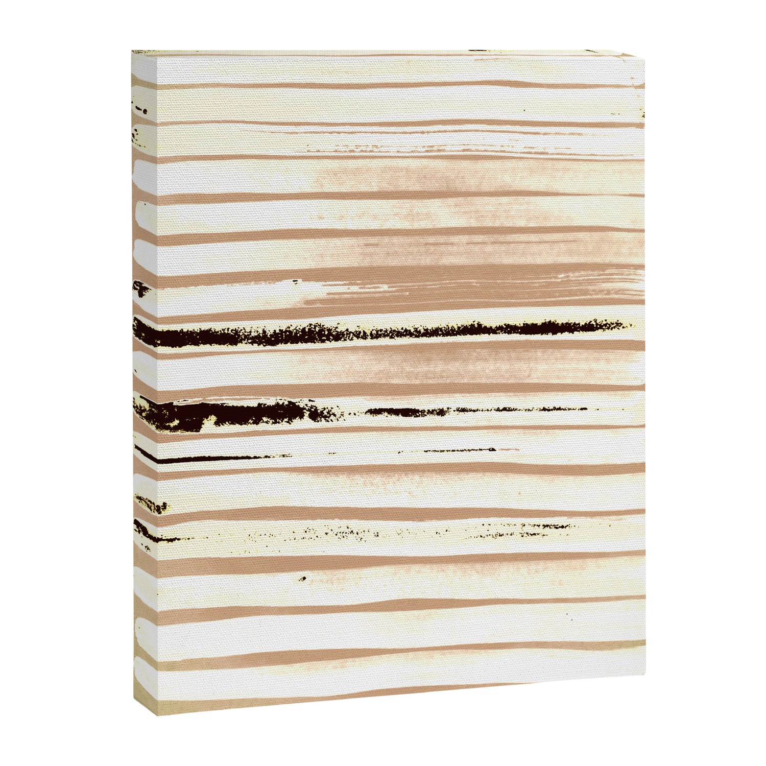 Brown Earth Lines Canvas Print Gallery Image 6