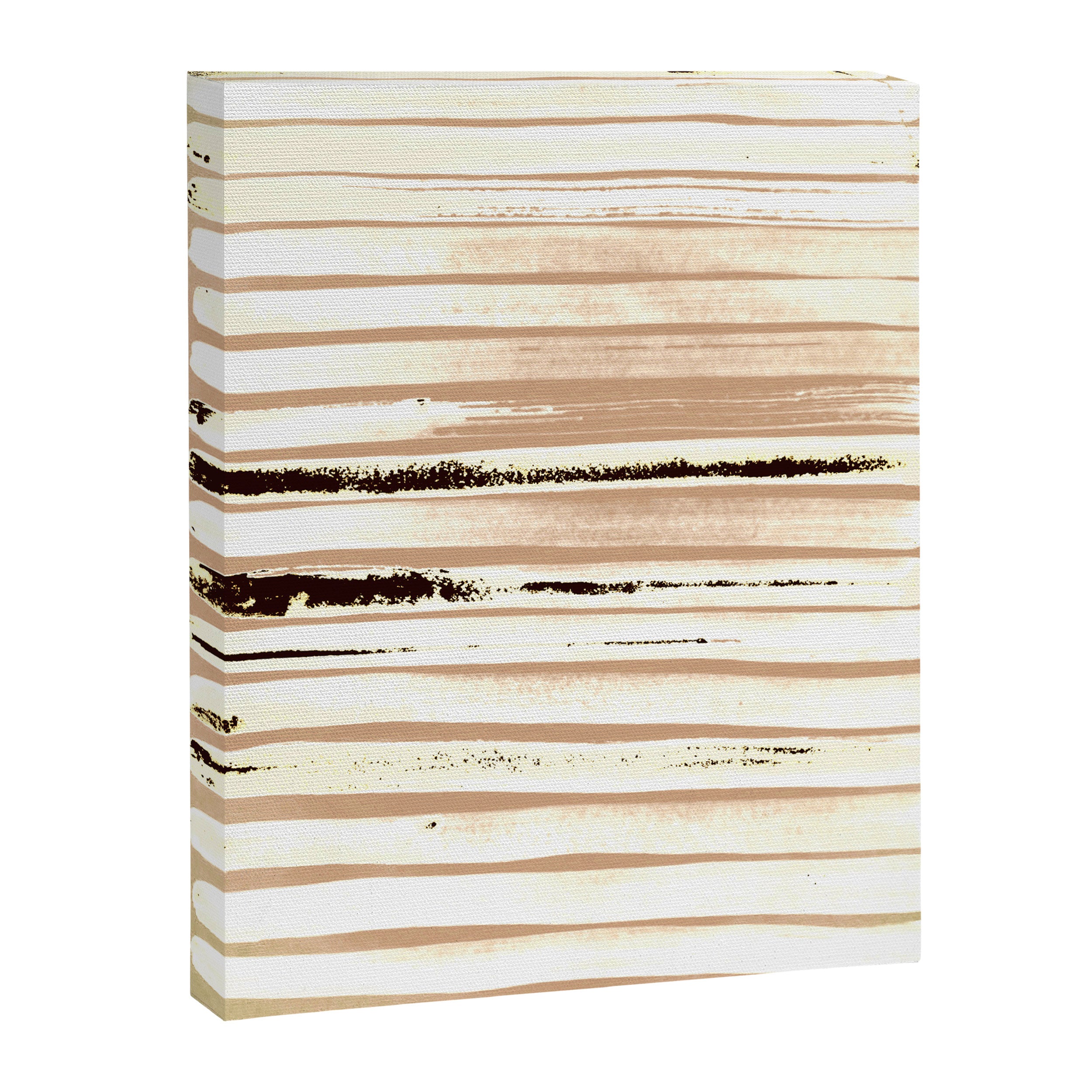 Brown Earth Lines Canvas Print Gallery Image 6