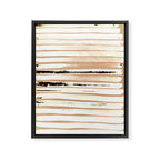 Brown Earth Lines Framed Canvas Print Gallery Image 6