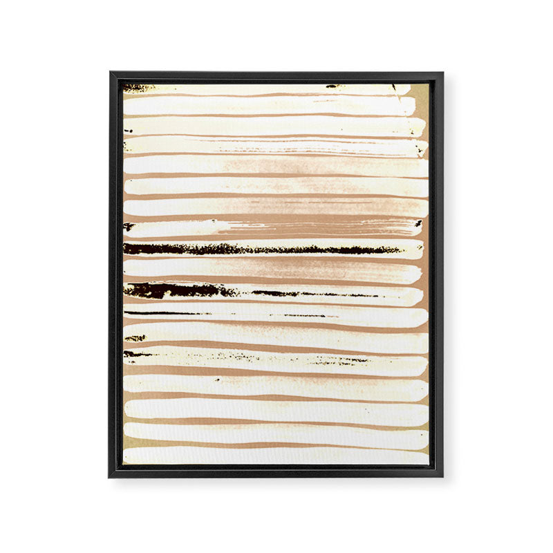Brown Earth Lines Framed Canvas Print Gallery Image 6