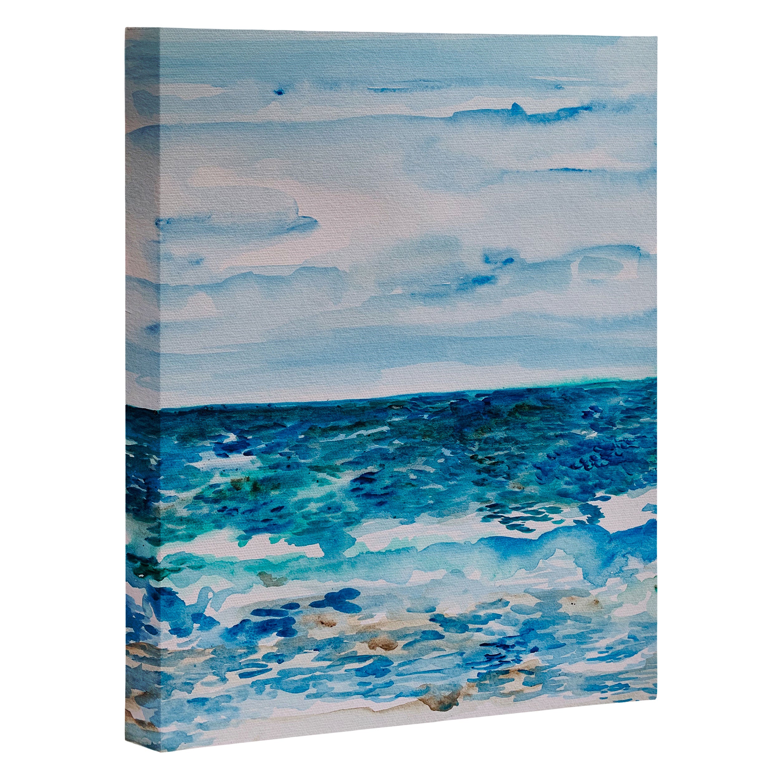 Cabo Beach Mexico Watercolor #1 Canvas Print Gallery Image 3