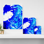 Save The Water Watercolour Canvas Print Gallery Image 3