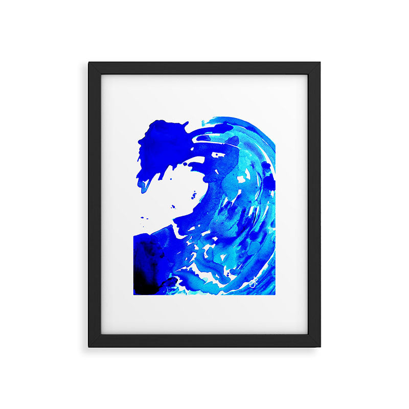 Save The Water Watercolour Framed Art Print Gallery Image 5