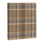 Beige Brown Tartan Plaid Pattern Canvas Print Gallery Image 8