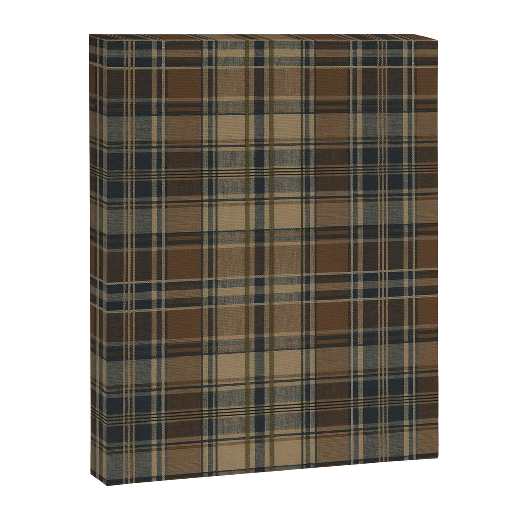 Classical Beige Brown Tartan Plaid Pattern Canvas Print Gallery Image 8