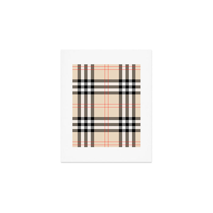 Scottish Cage Luxury Plaid Pattern Art Print Gallery Image 1