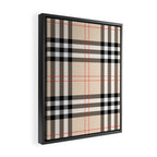 Scottish Cage Luxury Plaid Pattern Framed Canvas Print Gallery Image 2