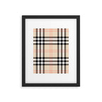 Scottish Cage Luxury Plaid Pattern Framed Art Print Gallery Image 6