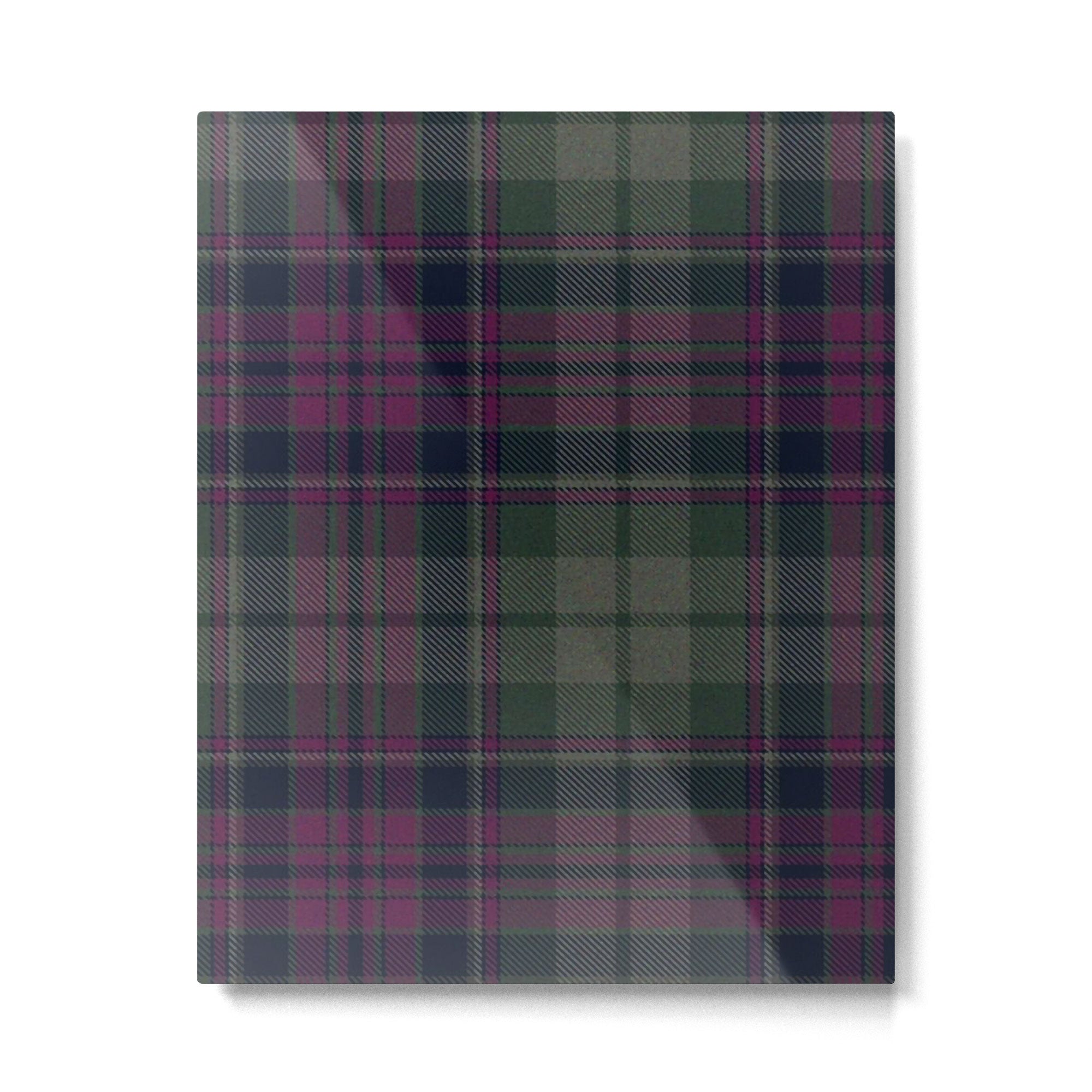 Vintage Purple Tartan Plaid Pattern Metal Print Gallery Image 6