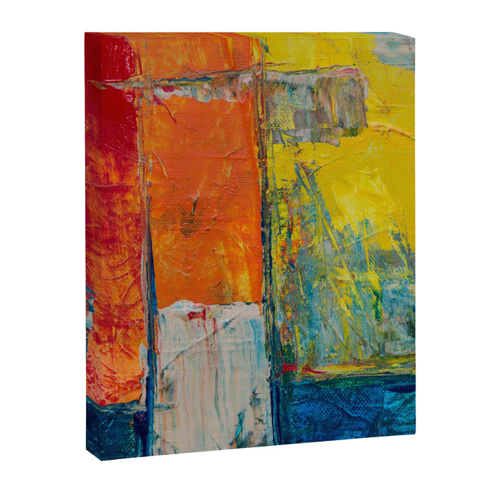 Colorful Geometric Abstract Art Canvas Print Gallery Image 1