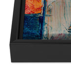 Colorful Geometric Abstract Art Framed Canvas Print Gallery Image 3