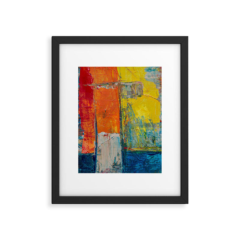 Colorful Geometric Abstract Art Framed Art Print Gallery Image 1