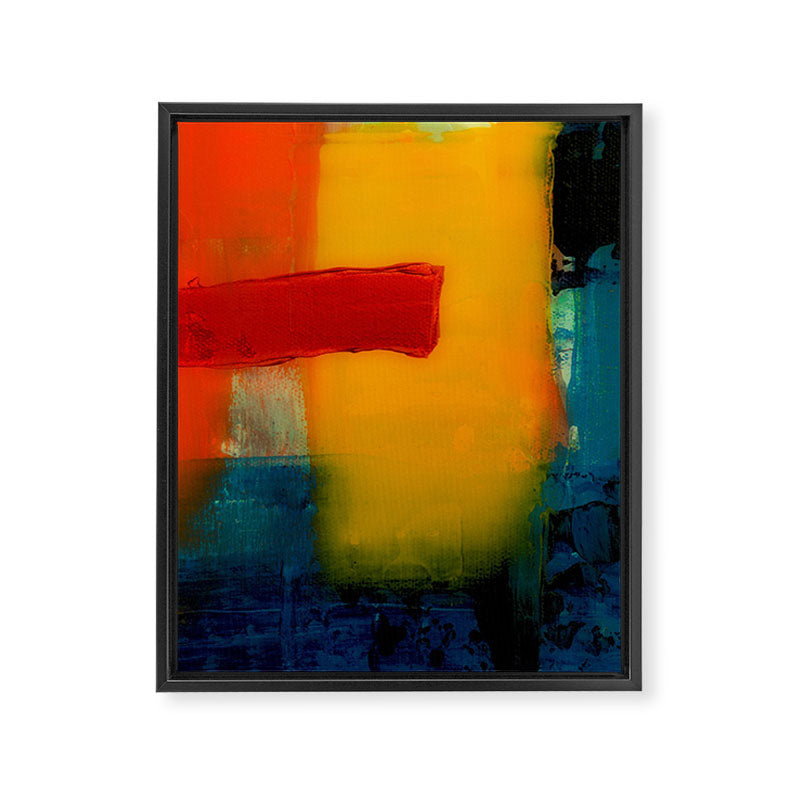 Mid Century Abstract Art Framed Canvas Print Gallery Image 6