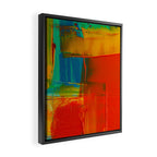 Mid Century Abstract Art Framed Canvas Print Gallery Image 2