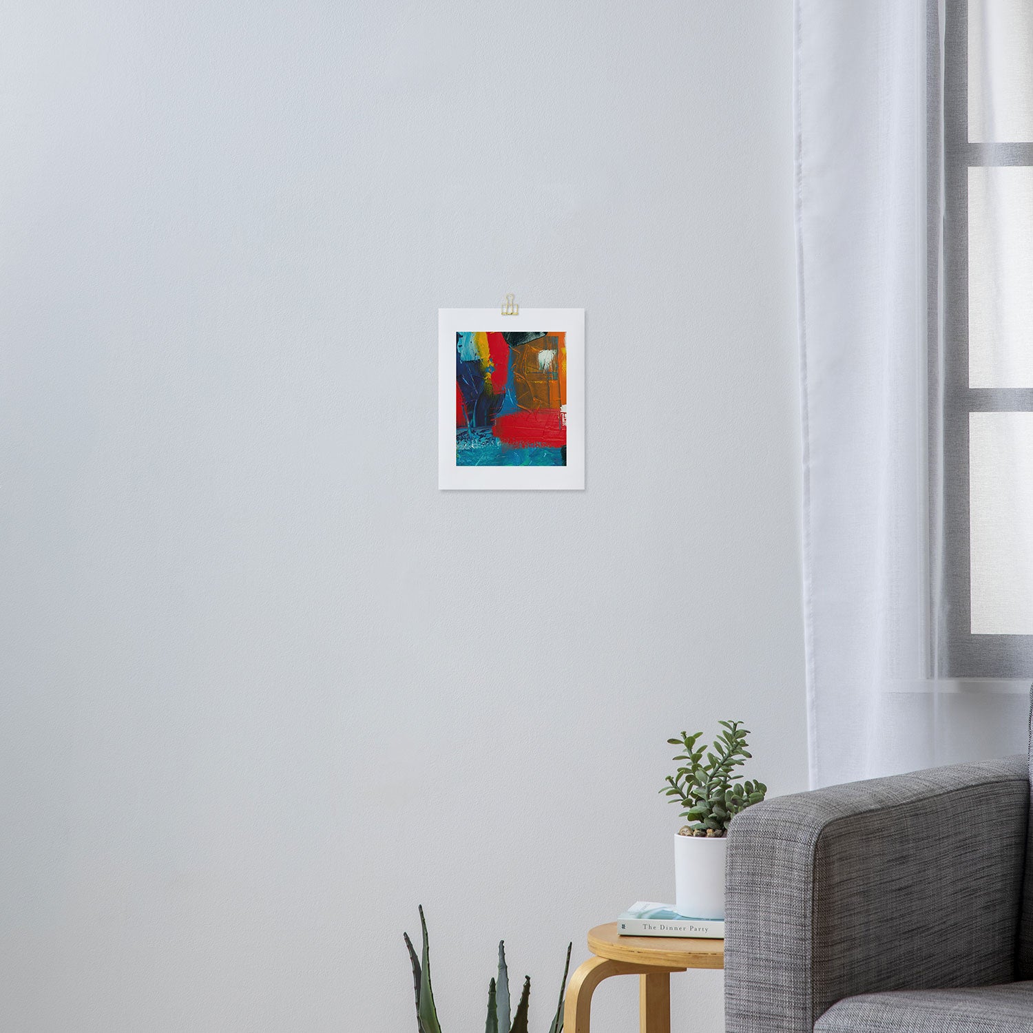 Mid Century Abstract Art Art Print Gallery Image 3