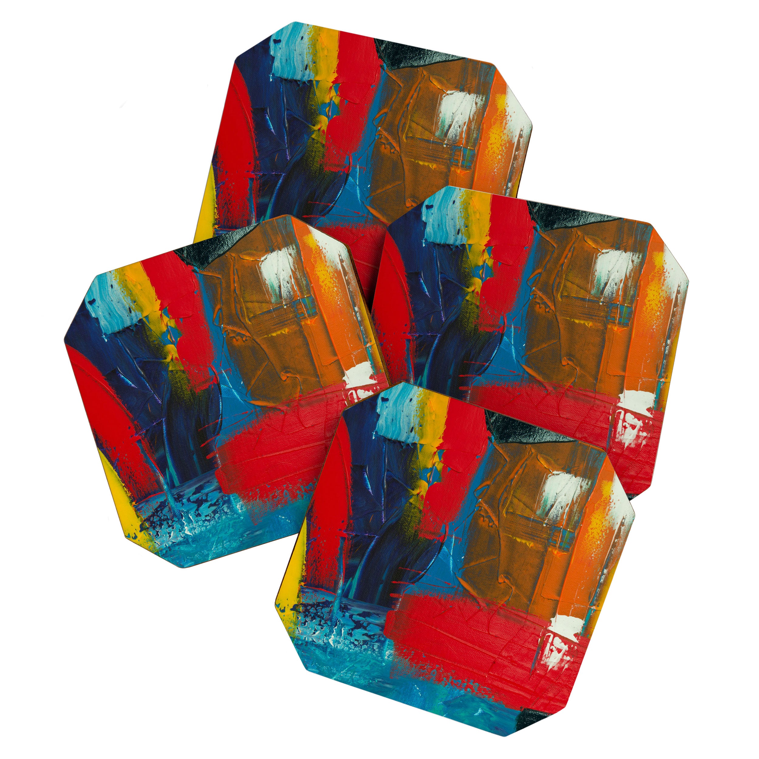 Mid Century Abstract Art Coaster Gallery Image 1