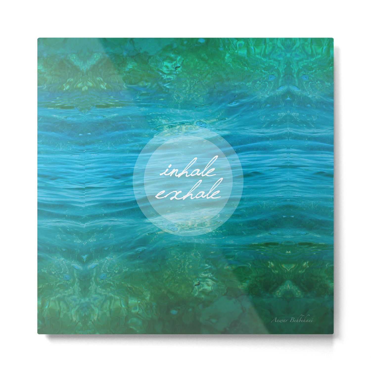Inhale Exhale Metal Print Gallery Image 2