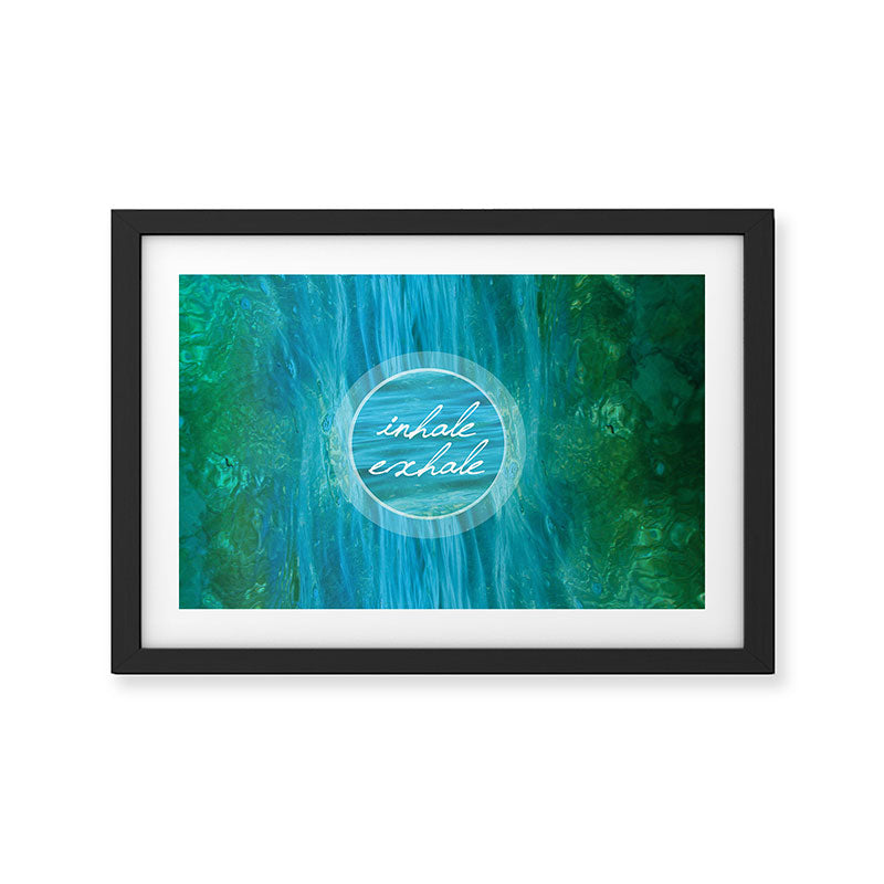 Inhale Exhale Framed Art Print Gallery Image 3