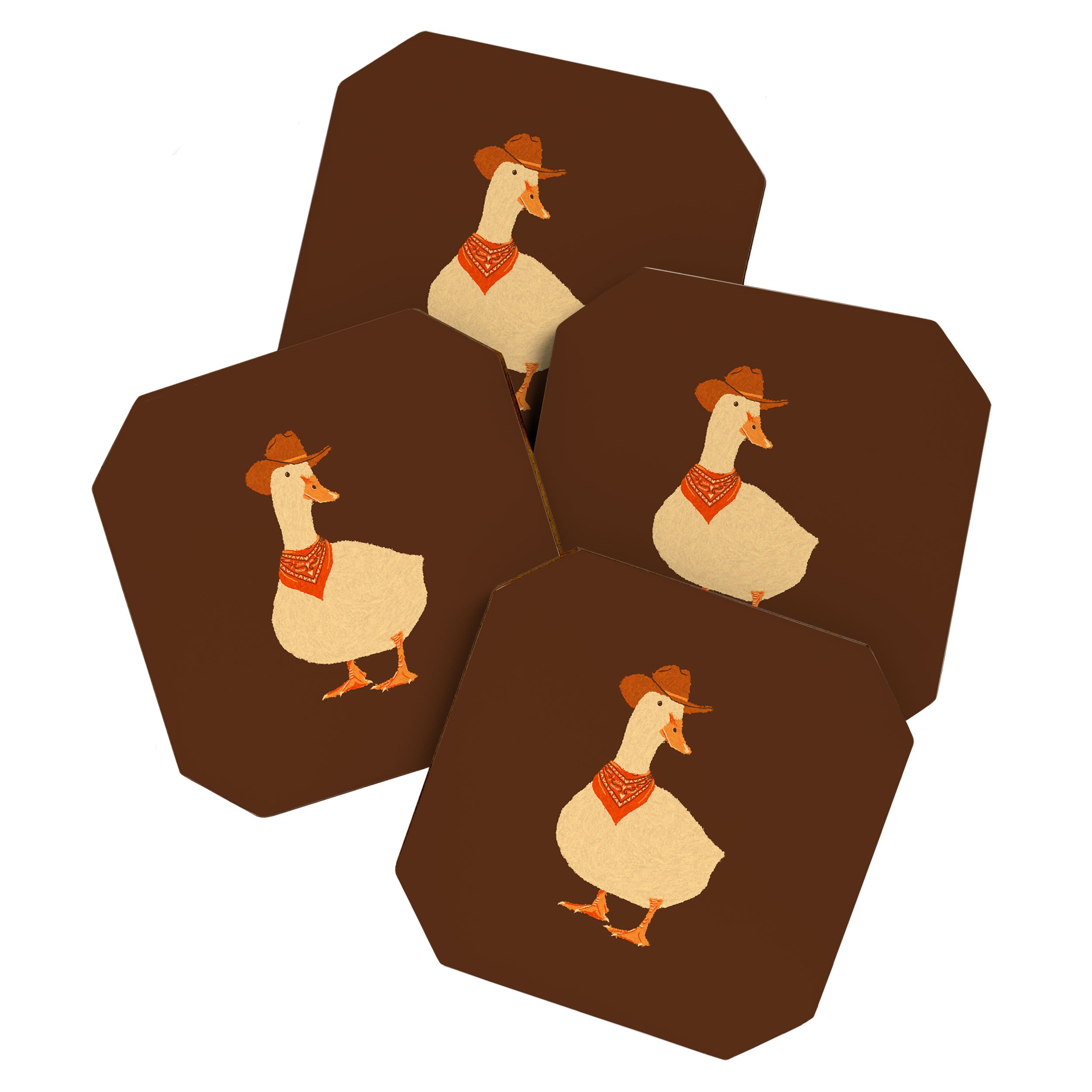 Bo The Cowboy Duck Coaster Gallery Image 1