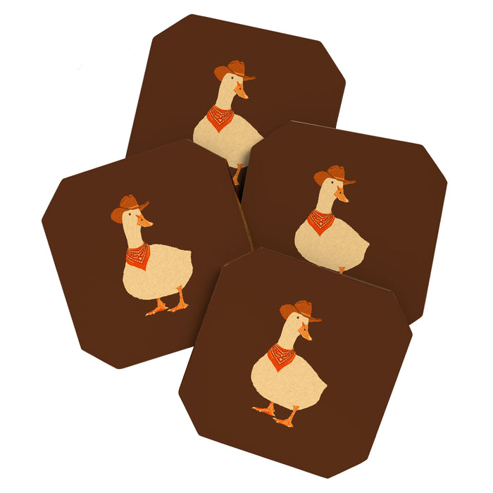 Bo The Cowboy Duck Coaster Gallery Image 1