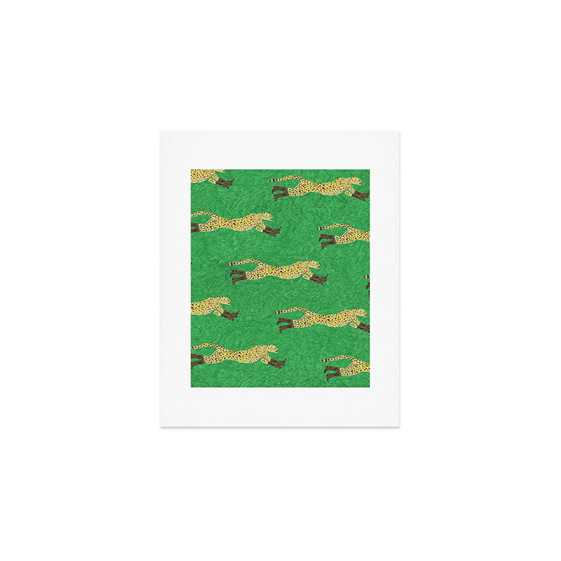 Florence the Cowgirl Cheetah Art Print Gallery Image 1