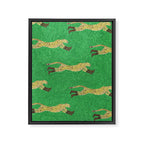 Florence the Cowgirl Cheetah Framed Canvas Print Gallery Image 8
